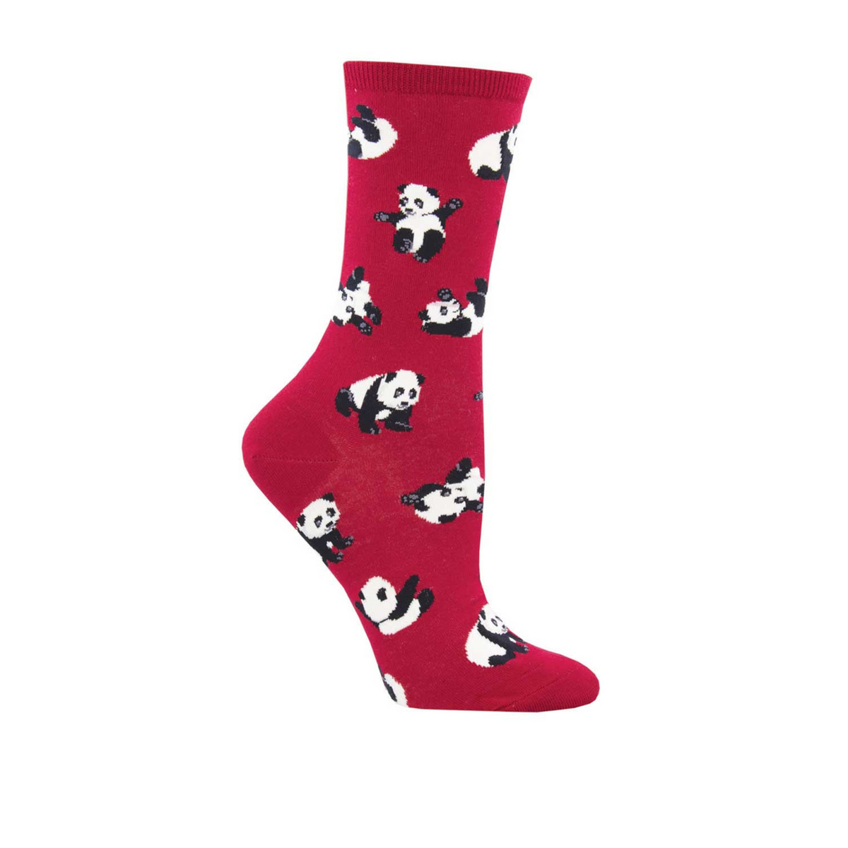 SockSmith Cuddle Puddle Crew Sock (Women) - Red