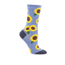SockSmith More Blooming Crew Sock (Women) - Blue Heather Accessories - Socks - Lifestyle - The Heel Shoe Fitters