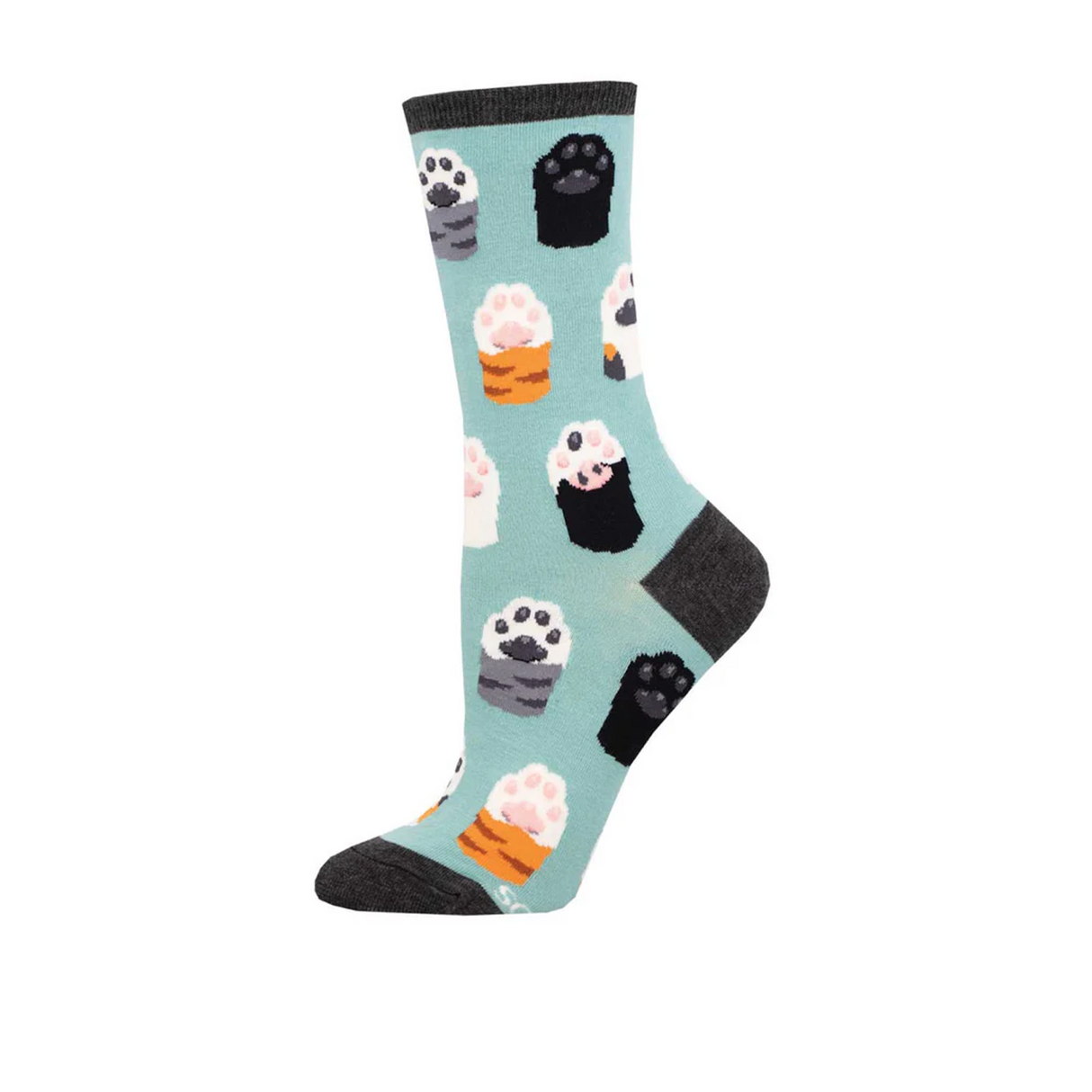 SockSmith Toe Beans Crew Sock (Women) - Blue Accessories - Socks - Lifestyle - The Heel Shoe Fitters