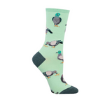 SockSmith Pigeon Crew Sock (Women) - Mint