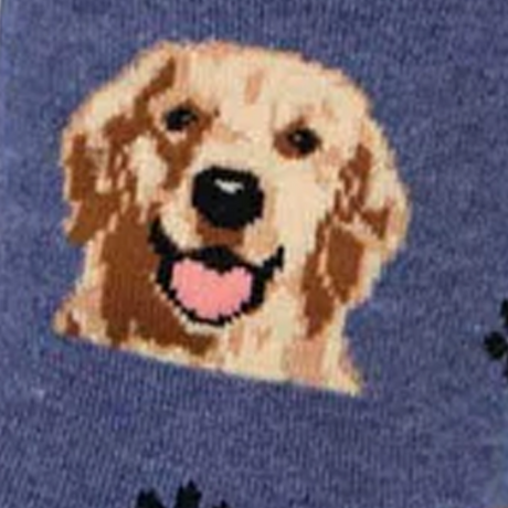 SockSmith Who's A Good Boy Crew Sock (Women) - Denim Heather Accessories - Socks - Lifestyle - The Heel Shoe Fitters