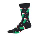 SockSmith Christmas Pickle Crew Sock (Men) - Black Accessories - Socks - Lifestyle - The Heel Shoe Fitters