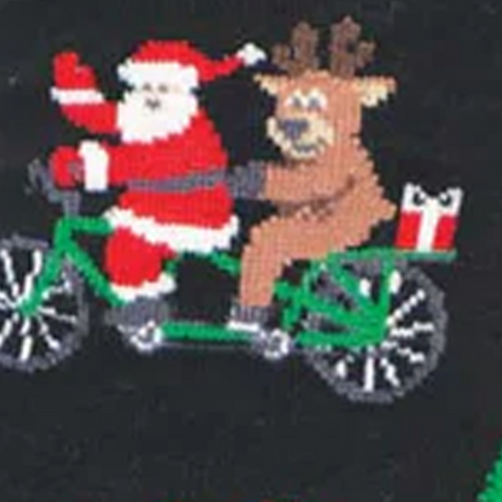 SockSmith Cycling Santa Crew Sock (Women) - Black Accessories - Socks - Lifestyle - The Heel Shoe Fitters