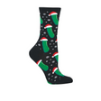 SockSmith Christmas Pickle Crew Sock (Women) - Black Accessories - Socks - Lifestyle - The Heel Shoe Fitters