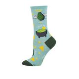SockSmith Holy Guacamole Crew Sock (Women) - Blue Heather Accessories - Socks - Lifestyle - The Heel Shoe Fitters