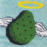 SockSmith Holy Guacamole Crew Sock (Women) - Blue Heather Accessories - Socks - Lifestyle - The Heel Shoe Fitters