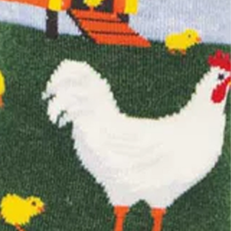 SockSmith Mother Hen Crew Sock (Women) - Green Heather Accessories - Socks - Lifestyle - The Heel Shoe Fitters