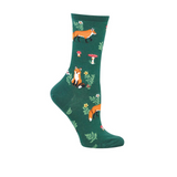 SockSmith Foxy Fellow Crew Sock (Women) - Green