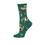 SockSmith Foxy Fellow Crew Sock (Women) - Green