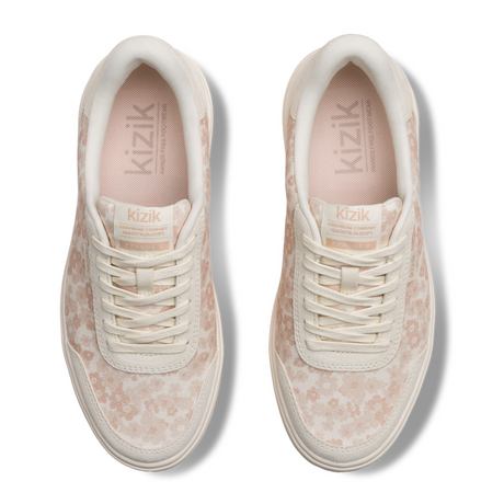 Kizik Prague 2 Sneaker (Women) - Floral Pristine Athletic - Casual - Lace Up - The Heel Shoe Fitters
