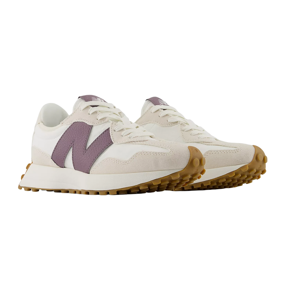 New Balance 327 Sneaker (Women) - Linen/Sea Salt/Dark Ice Wine