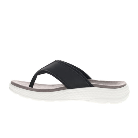 Propet TravelActiv FT (Women) - Black Sandal - Thong - The Heel Shoe Fitters