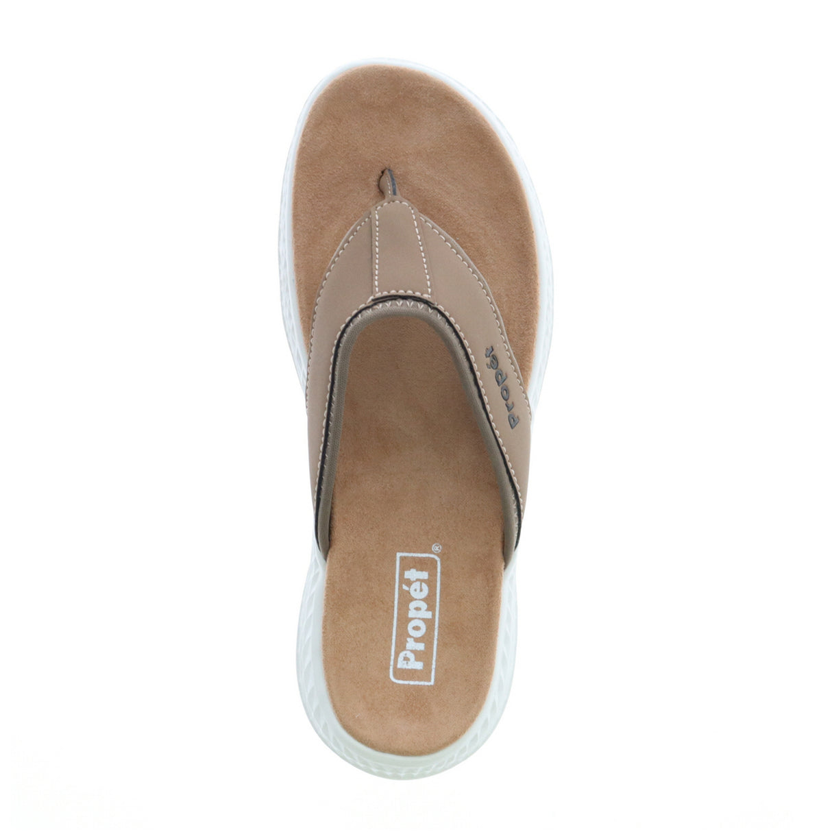 Propet TravelActiv FT (Women) - Tan Sandal - Thong - The Heel Shoe Fitters