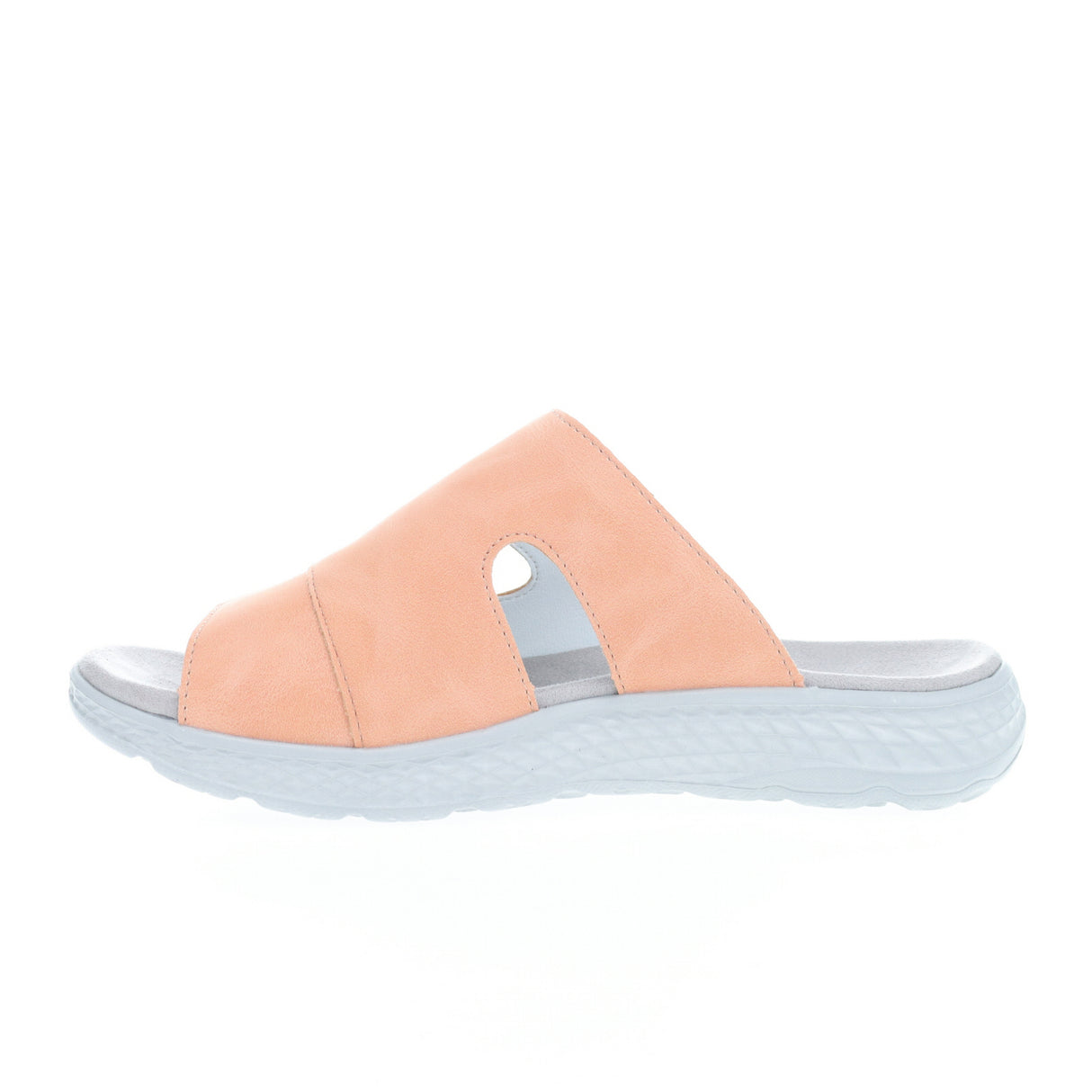 Propet TravelActiv Sedona Slide Sandal (Women) - Apricot Sandals - Slide - The Heel Shoe Fitters
