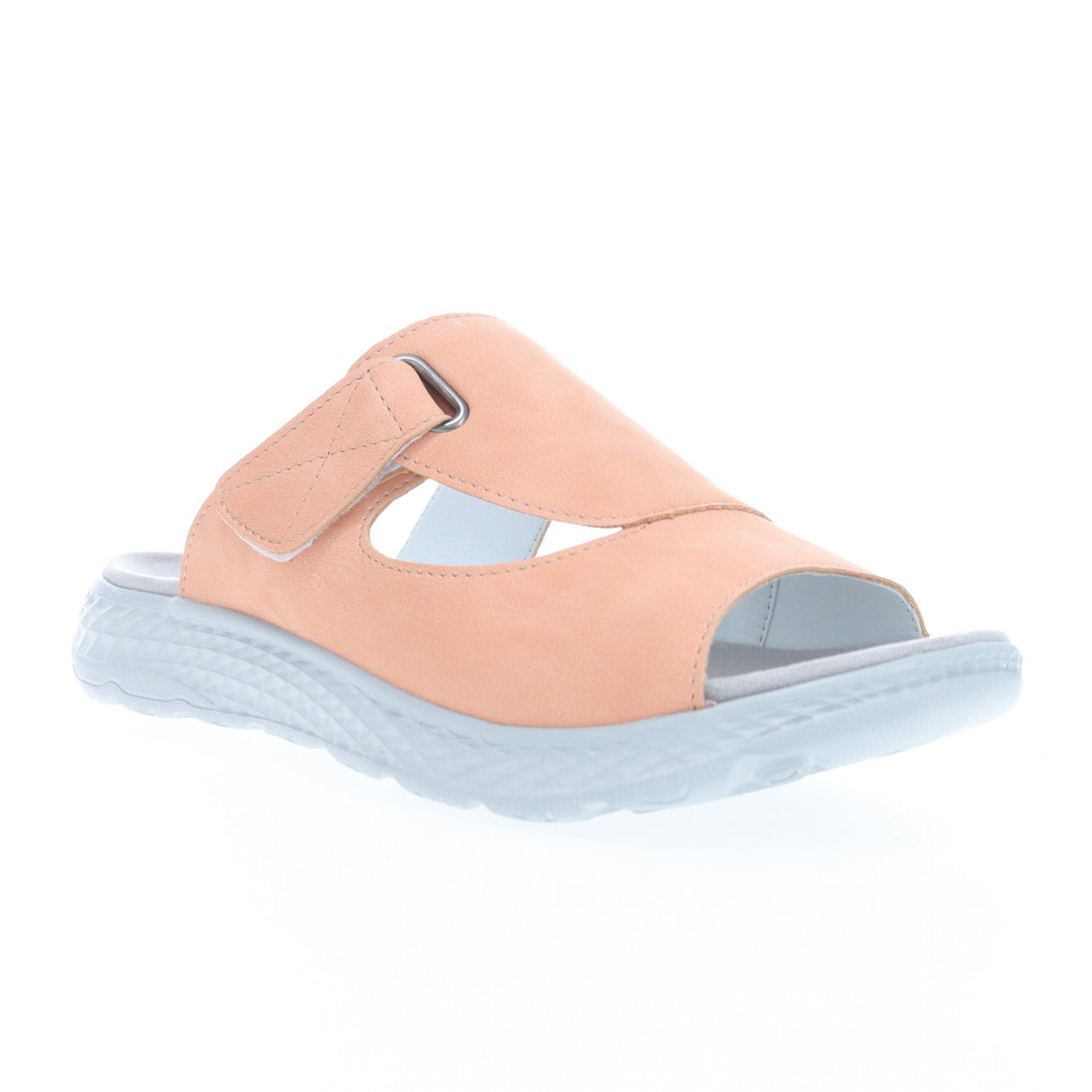 Propet TravelActiv Sedona Slide Sandal (Women) - Apricot Sandals - Slide - The Heel Shoe Fitters