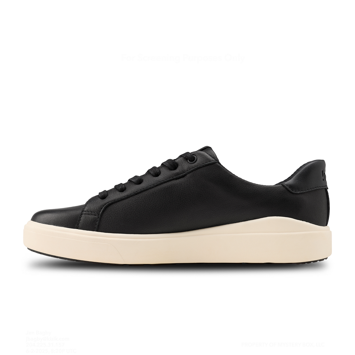 Kizik Vegas 2 Sneaker (Women) - Black/Pristine Athletic - Casual - Lace Up - The Heel Shoe Fitters