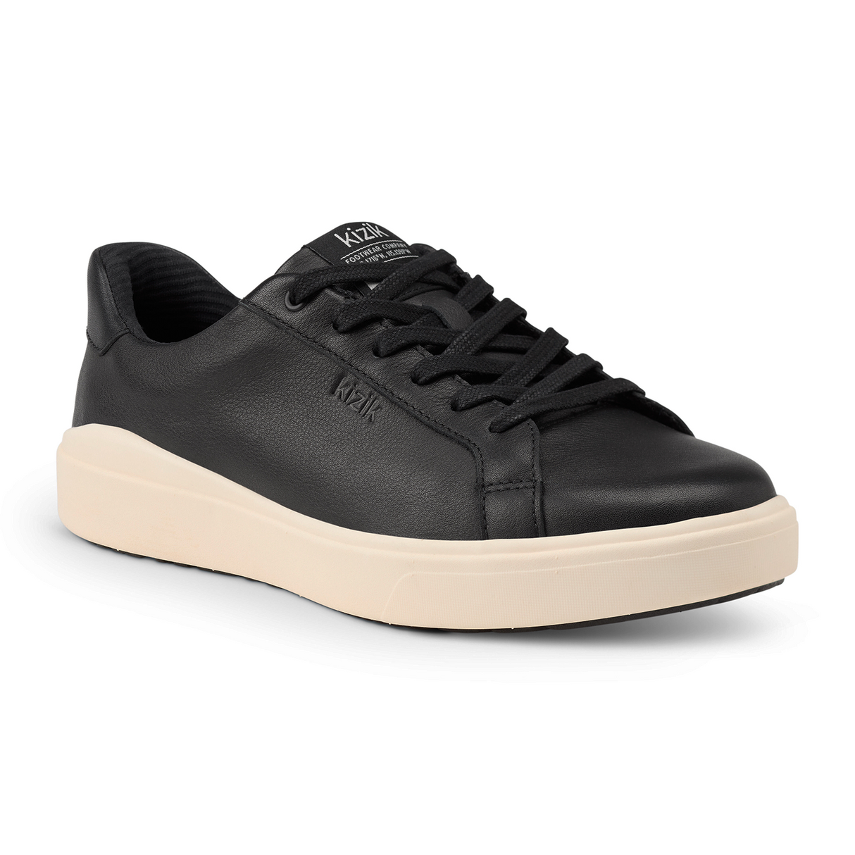 Kizik Vegas 2 Sneaker (Women) - Black/Pristine Athletic - Casual - Lace Up - The Heel Shoe Fitters