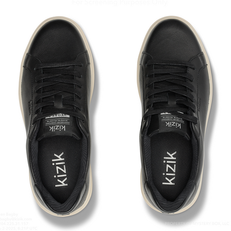 Kizik Vegas 2 Sneaker (Women) - Black/Pristine Athletic - Casual - Lace Up - The Heel Shoe Fitters