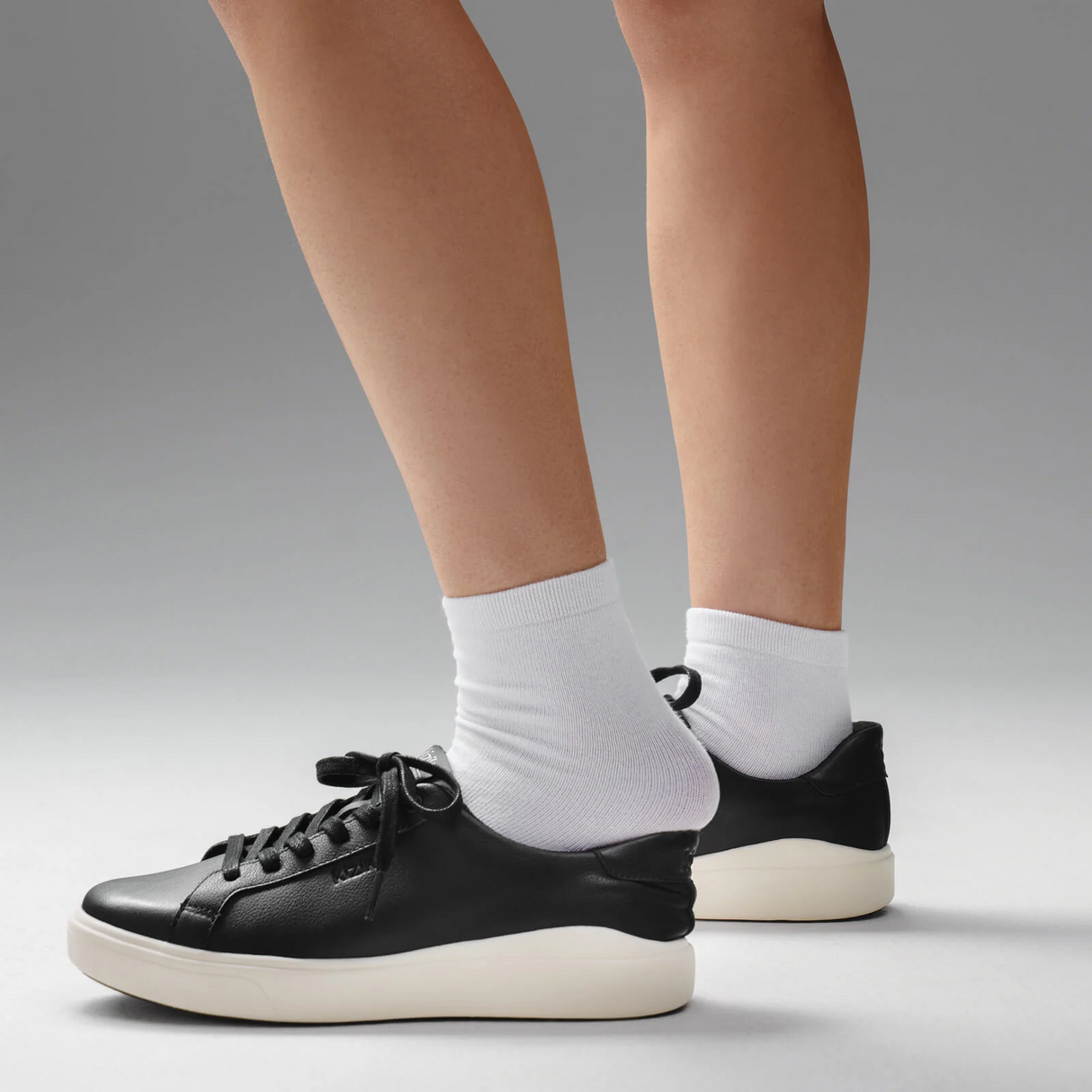 Kizik Vegas 2 Sneaker (Women) - Black/Pristine Athletic - Casual - Lace Up - The Heel Shoe Fitters