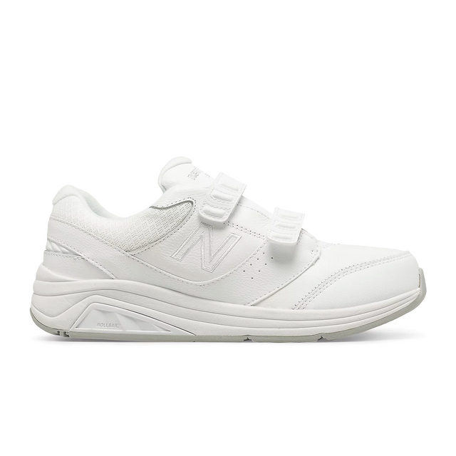 New Balance 928 v3 Hook & Loop Walking Shoe (Women) - White/White Athletic - Running - The Heel Shoe Fitters