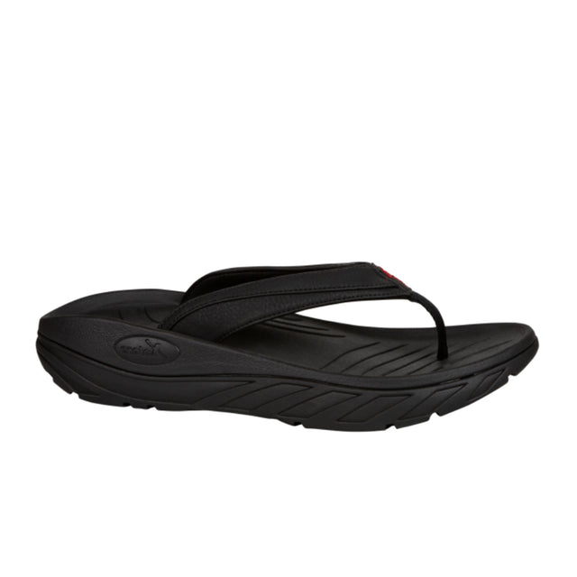 Xelero Tru Thong Sandal (Women) - Jet Black Sandals - Thong - The Heel Shoe Fitters