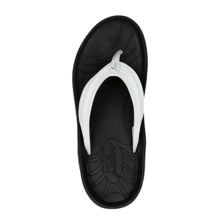 Xelero Tru Thong Sandal (Women) - Snow/Onyx Sandals - Thong - The Heel Shoe Fitters