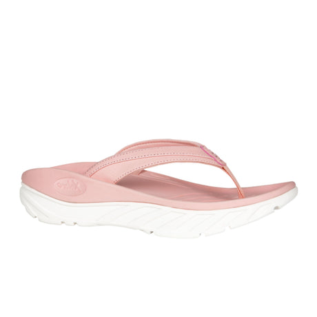 Xelero Tru Thong Sandal (Women) - Pink/Snow Sandals - Thong - The Heel Shoe Fitters