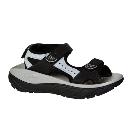 Xelero Tru Trek Sandal (Women) - Black/Grey/Light Blue Sandal - Active - The Heel Shoe Fitters