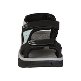 Xelero Tru Trek Active Sandal (Women) - Black/Grey/Light Blue Sandal - Active - The Heel Shoe Fitters