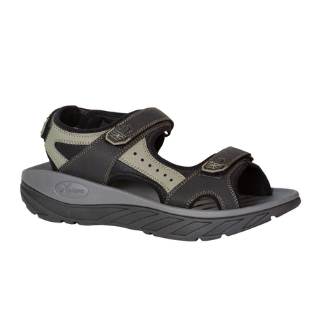 Xelero Tru Trek Sandal (Men) - Black/Moss Sandal - Active - The Heel Shoe Fitters