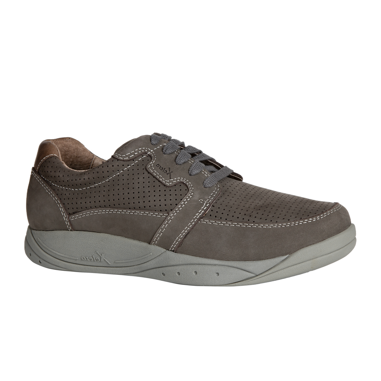 Xelero Stockholm Lace Up (Men) - Grey Dress-Casual - Lace Ups - The Heel Shoe Fitters