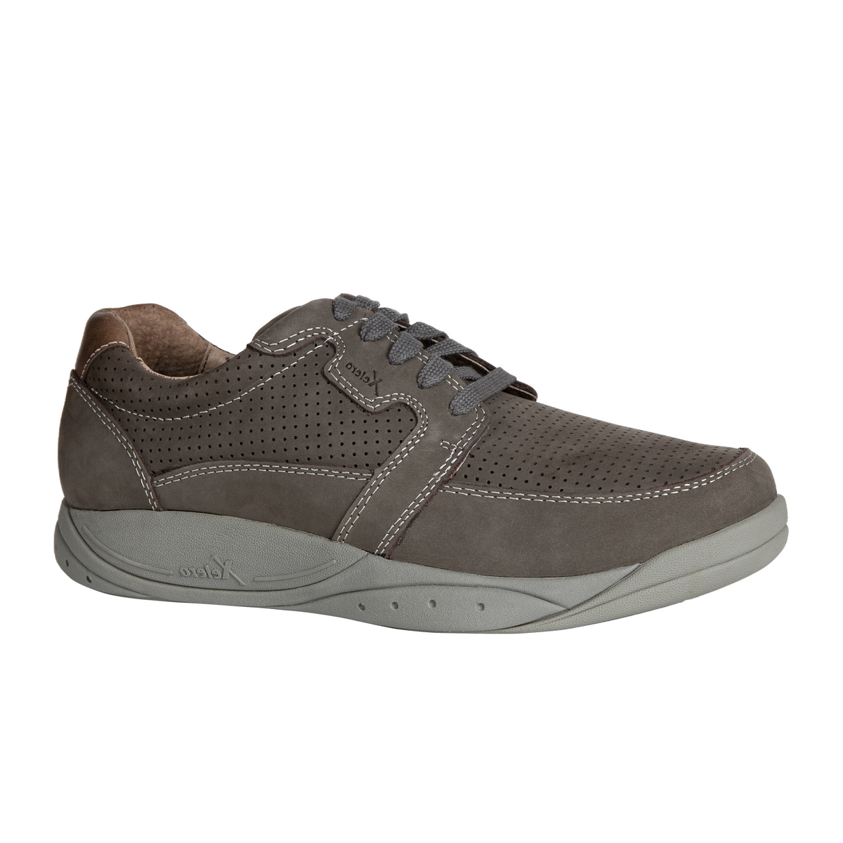 NEW XELERO men\'s stockholm shoe in grey Xelero Stockholm Lace Up (Men) - Grey – The Heel Shoe Fitters main image 2