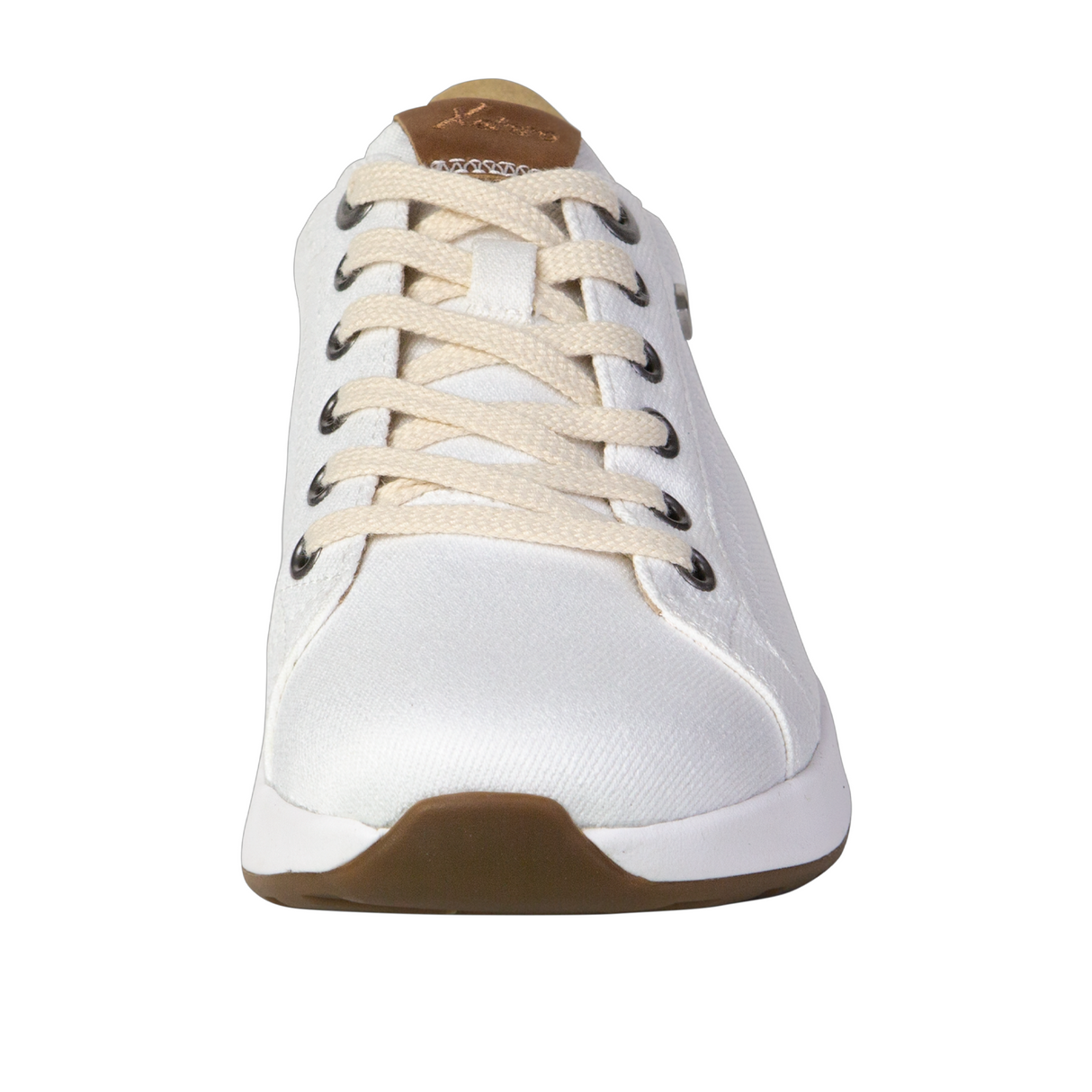 Xelero Heidi Walking Shoe (Women) - White Canvas Athletic - Walking - The Heel Shoe Fitters