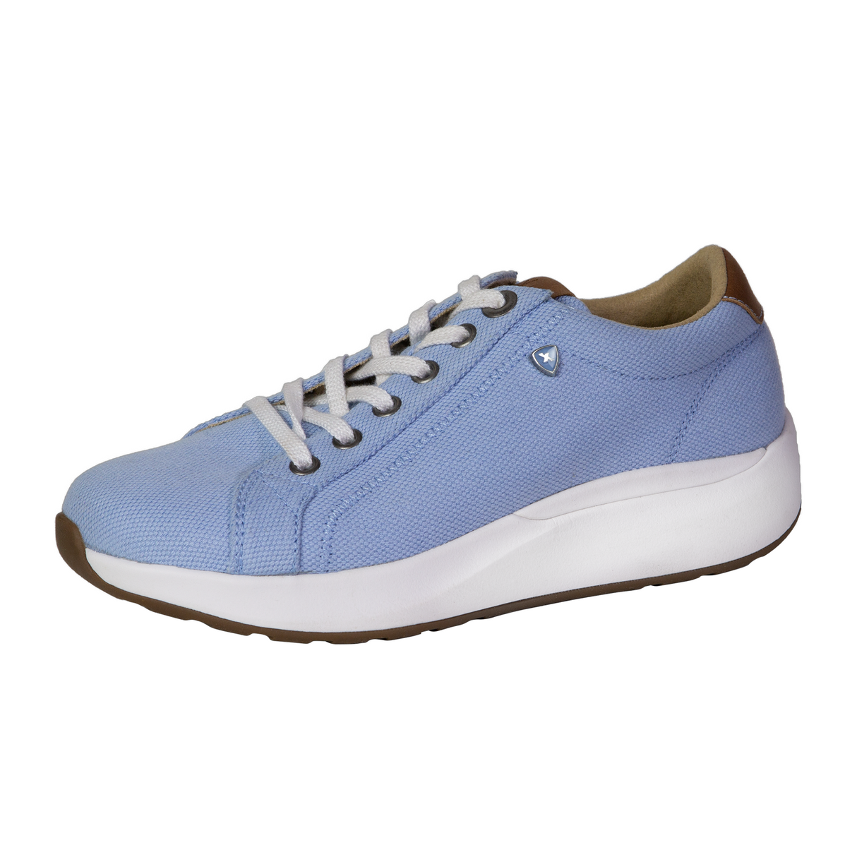 Xelero Heidi Walking Shoe (Women) - Chambray Canvas Athletic - Walking - The Heel Shoe Fitters