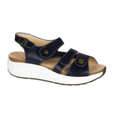 Xelero Mykonos Backstrap Sandal (Women) - Navy Sandals - Backstrap - The Heel Shoe Fitters