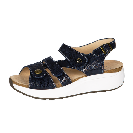 Xelero Mykonos Backstrap Sandal (Women) - Navy Sandals - Backstrap - The Heel Shoe Fitters