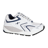 Xelero Matrix Mesh Walking Shoe (Men) - White/Navy Athletic - Walking - The Heel Shoe Fitters