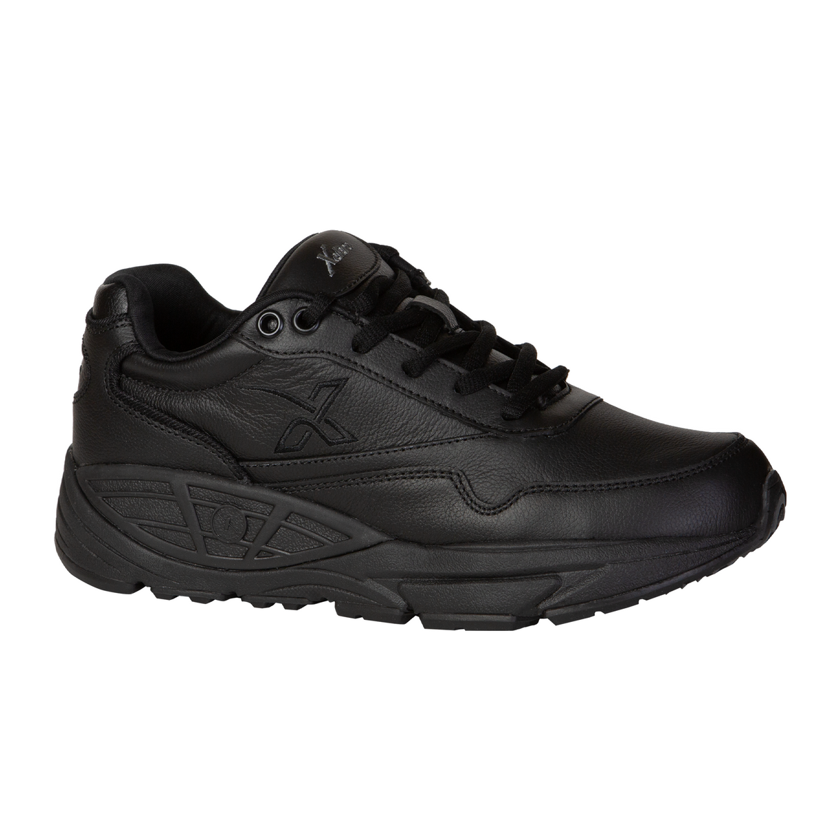Xelero Matrix V Walking Shoe (Men) - Black Athletic - Running - Motion Control - The Heel Shoe Fitters