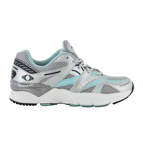 Apex X527 Boss Runner X-Last Active Shoe (Women) - Silver/Blue Athletic - Walking - The Heel Shoe Fitters