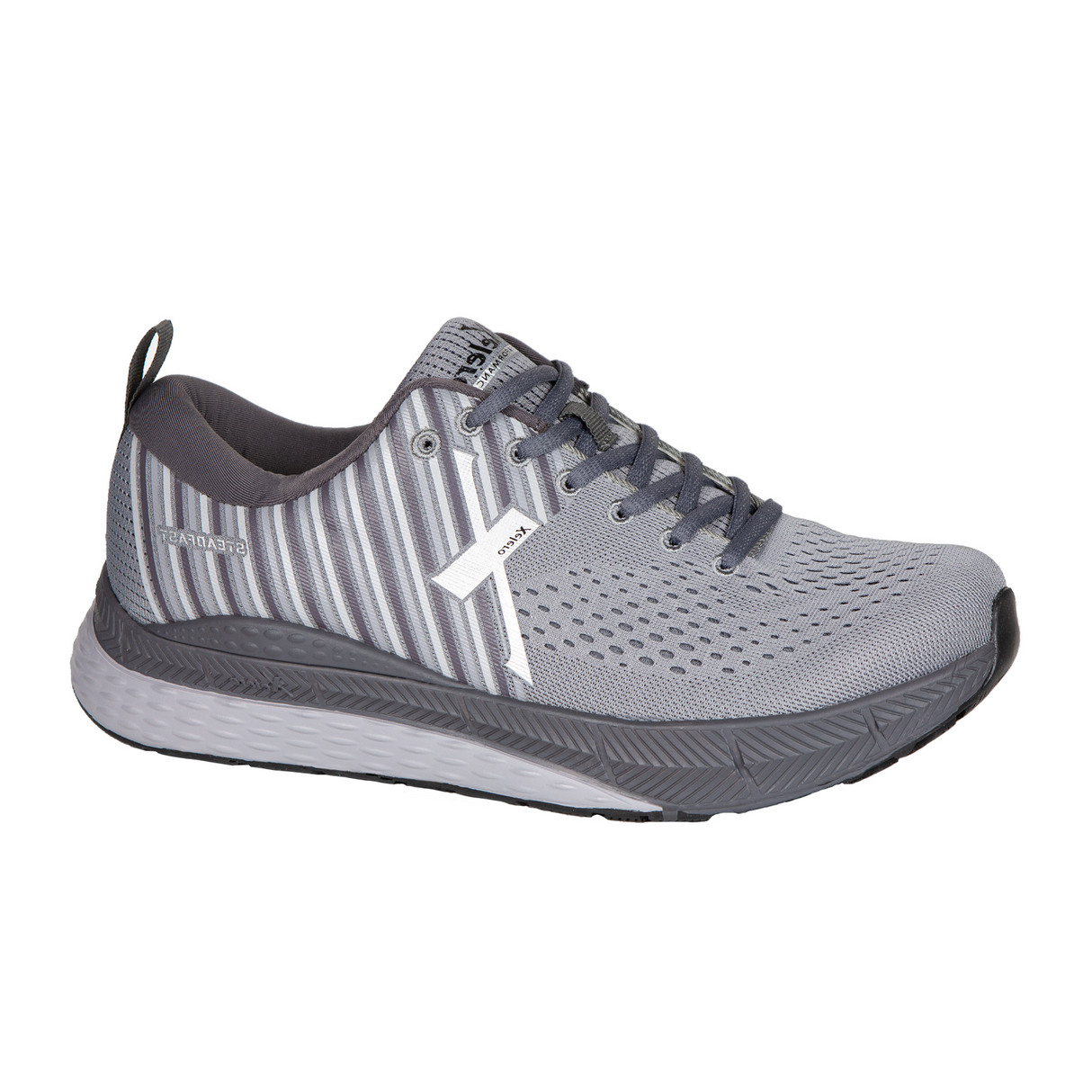 Xelero Steadfast Walking Shoe (Men) - Carbon Grey Athletic - Walking - The Heel Shoe Fitters