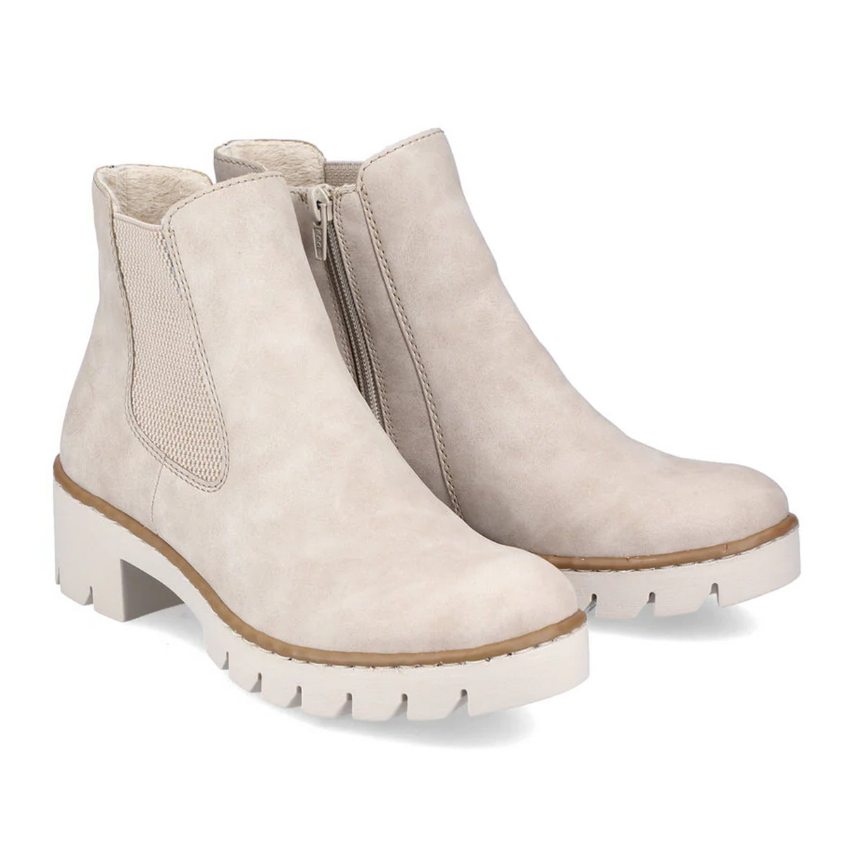 Rieker X5772-60 Prisca Chelsea Boot (Women) - Beige