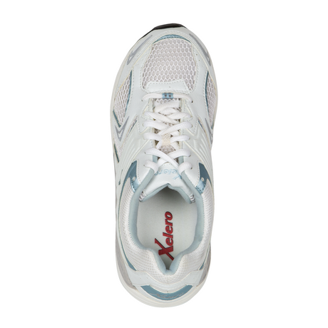 Xelero Matrix Mesh Walking Shoe (Women) - White/Light Blue Athletic - Walking - The Heel Shoe Fitters