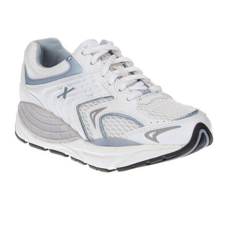 Xelero Matrix Mesh Walking Shoe (Women) - White/Light Blue Athletic - Walking - The Heel Shoe Fitters