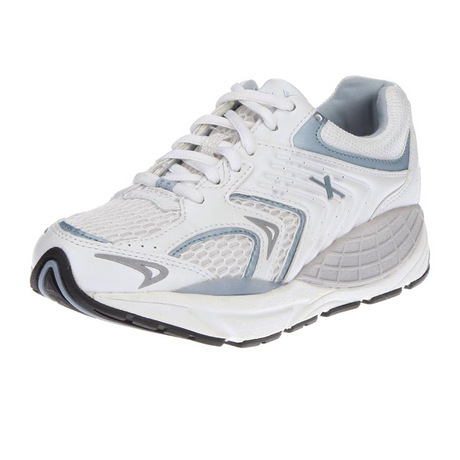 Xelero Matrix Mesh Walking Shoe (Women) - White/Light Blue Athletic - Walking - The Heel Shoe Fitters