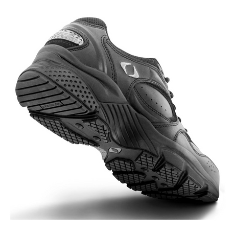 Apex X801 Lace Walker (Men) - Black Athletic - Walking - The Heel Shoe Fitters