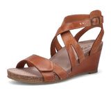 Taos Xcellent 2 Wedge Sandal (Women) - Caramel Sandals - Heel/Wedge - The Heel Shoe Fitters