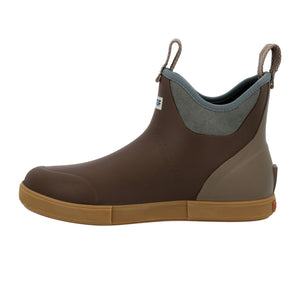XtraTuf Vintage 6" Ankle Deck Boot (Men) - Vintage Brown Boots - Rain - Ankle - The Heel Shoe Fitters