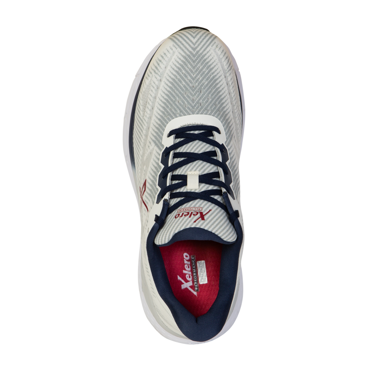 Xelero X-GPS Running Shoe (Men) - Vapor/Navy Athletic - Running - Motion Control - The Heel Shoe Fitters