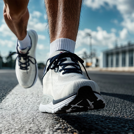 Xelero X-GPS Running Shoe (Men) - Vapor/Navy Athletic - Running - Motion Control - The Heel Shoe Fitters