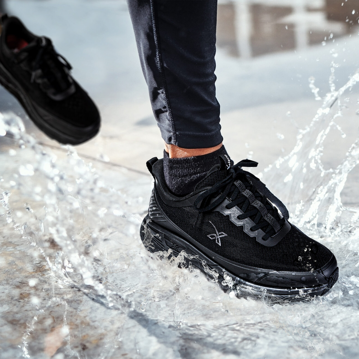 Xelero X-GPS WR Running Shoe (Women) - Black Athletic - Running - Motion Control - The Heel Shoe Fitters
